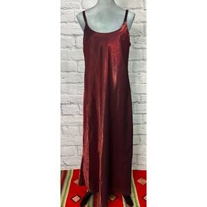 Vintage Judith Hart Stunning Red Burnout Chemise/Dress